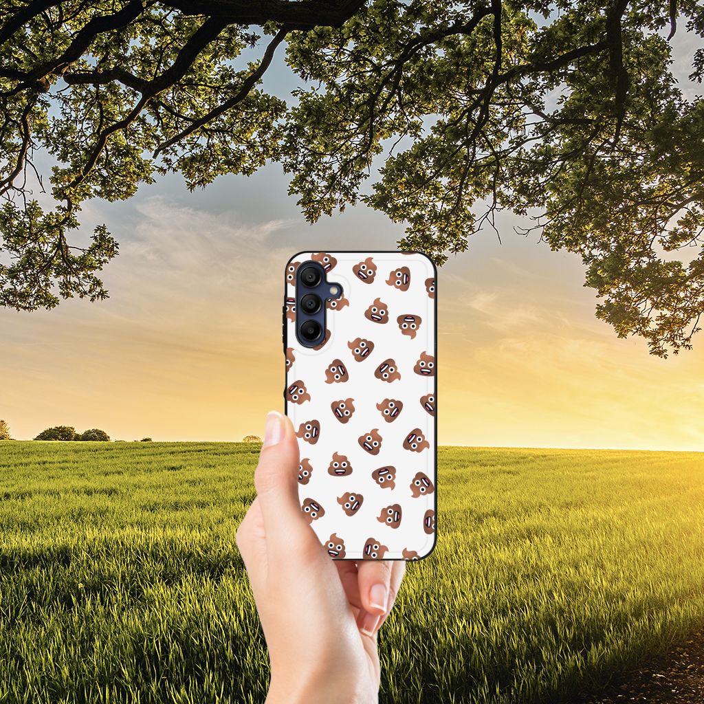 Back Case voor Samsung Galaxy A15 Poep Emojis B2C Telecom
