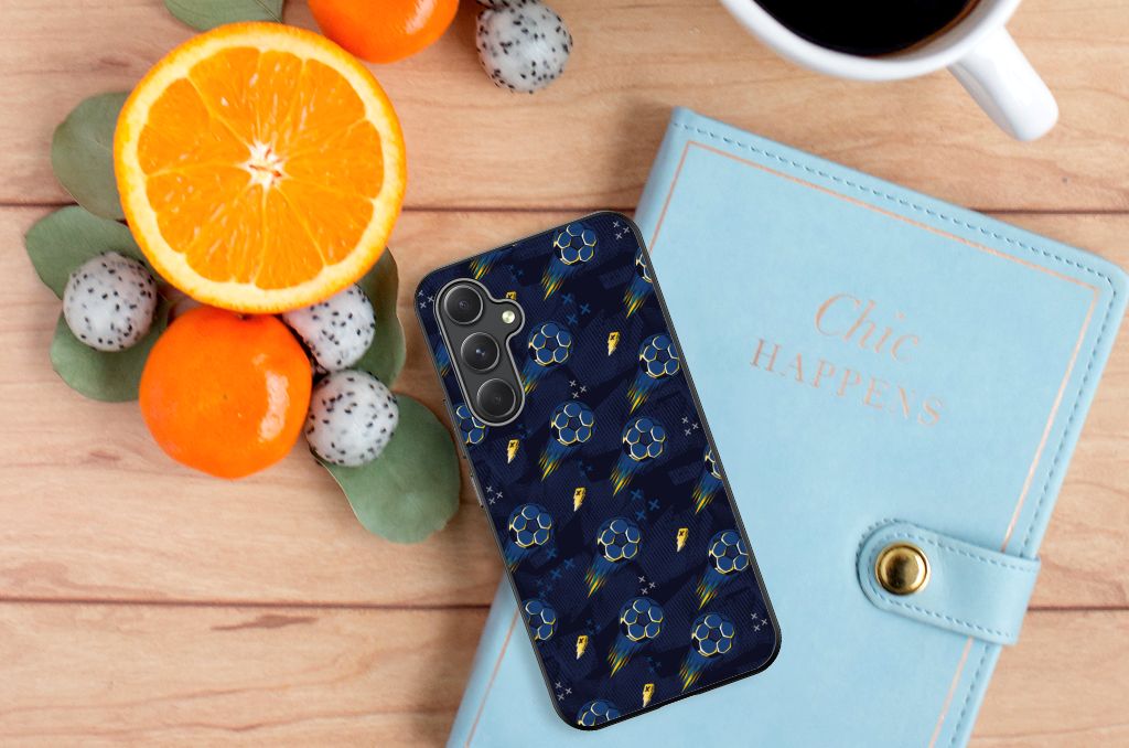 Samsung Galaxy A54 Back Case Voetbal bovenaanzicht