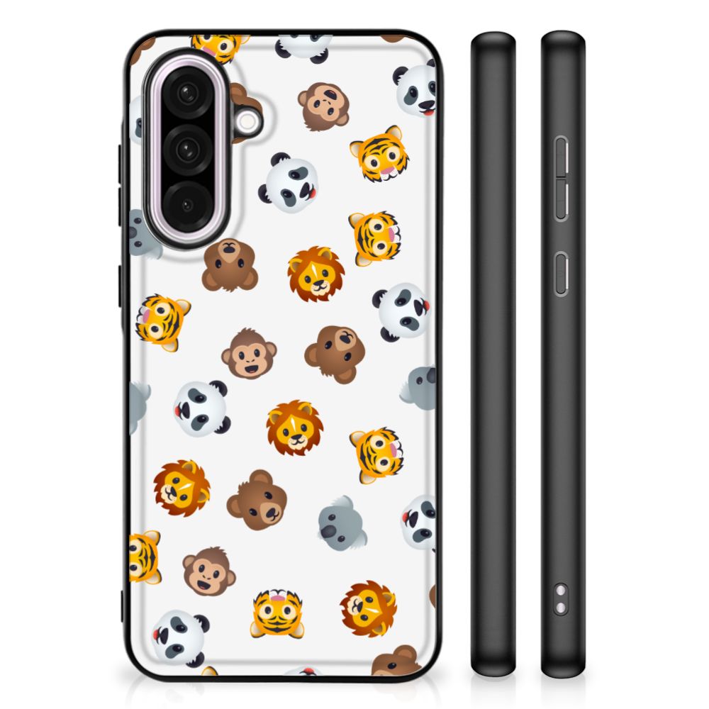 Samsung Galaxy A56 Back Case voor Samsung Galaxy A56 Dieren Emojis zij aanzicht