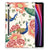 Samsung Galaxy Tab S9 Back Case Pink Peacock achterkant