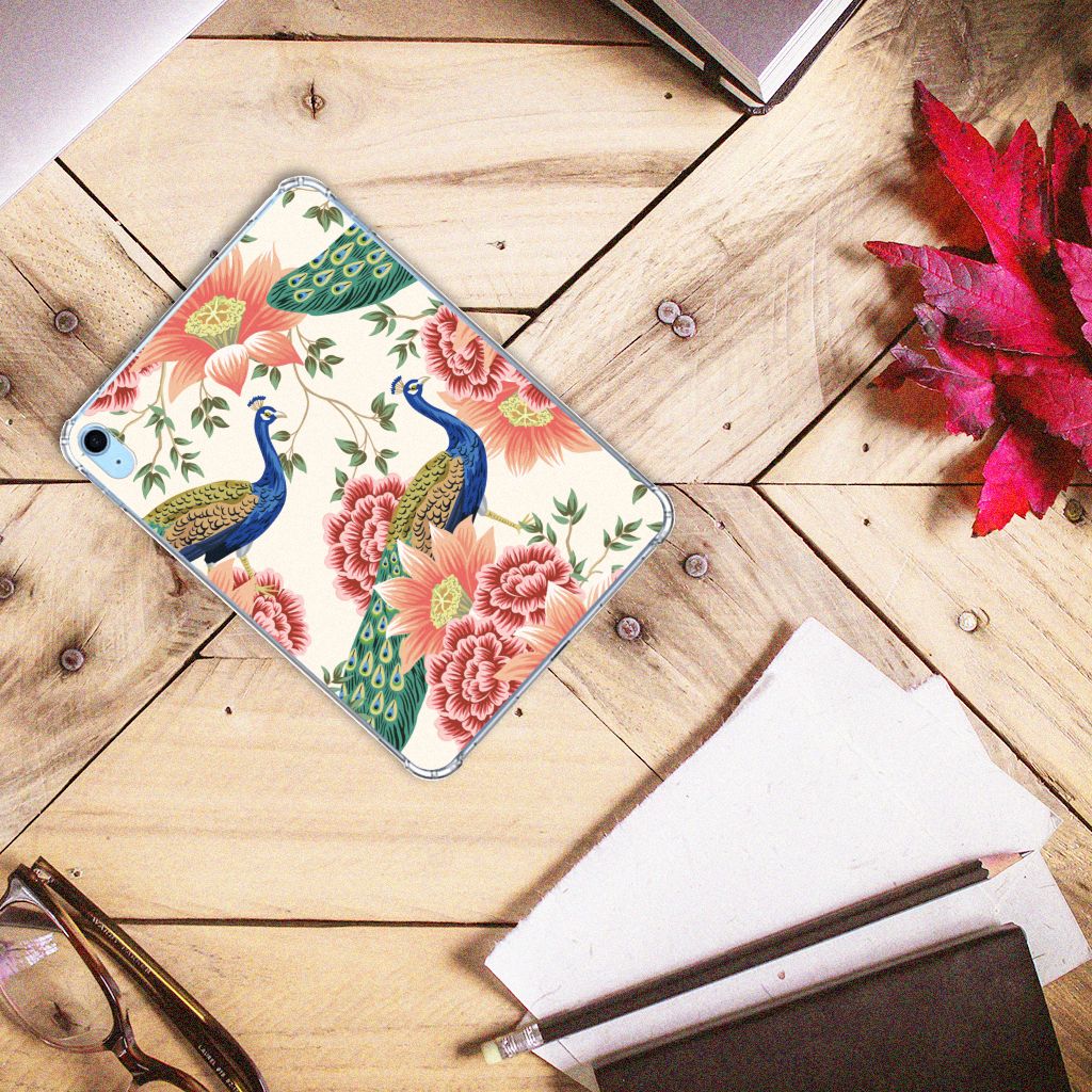 Back Case voor iPad (2022) 10.9 Pink Peacock