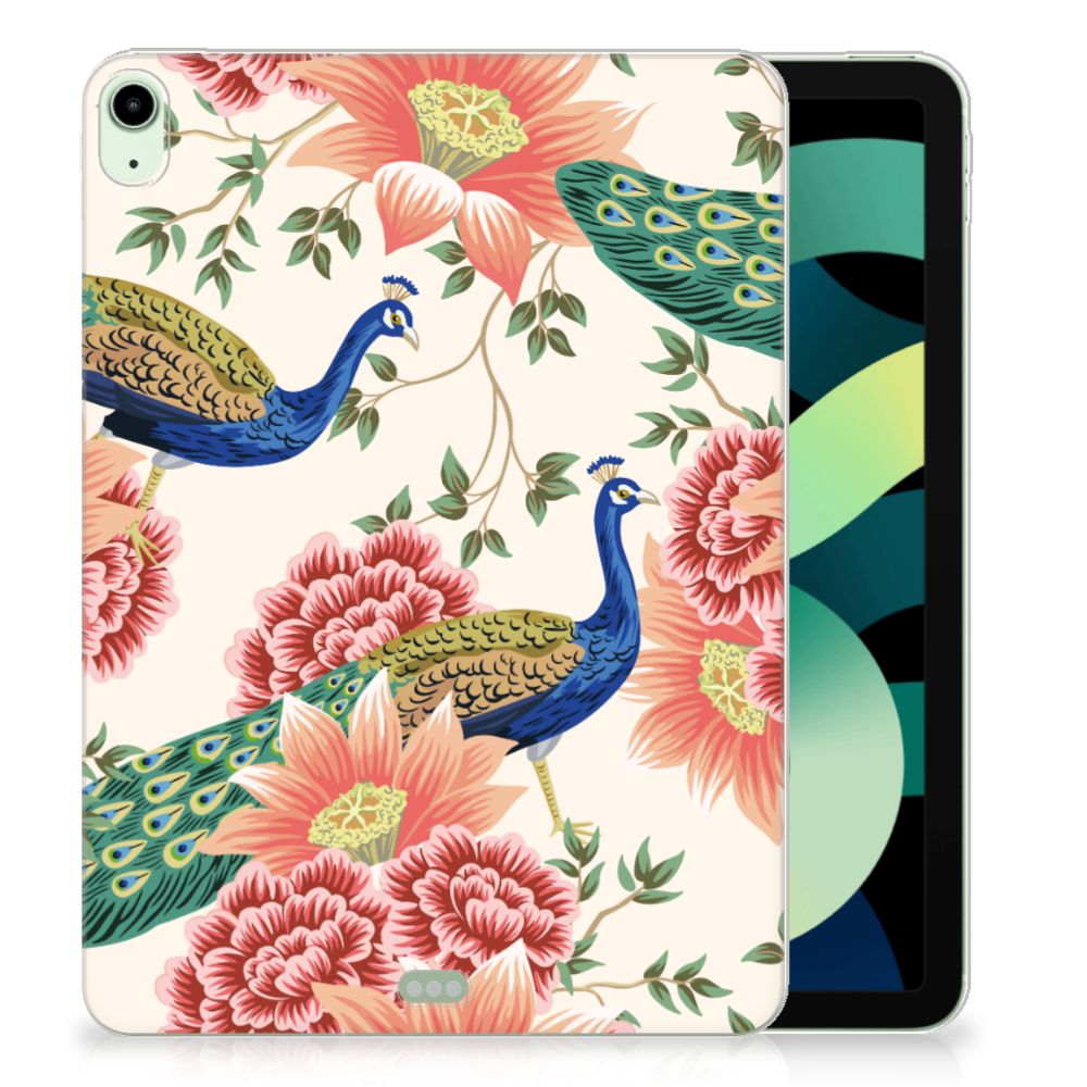 Back Case voor iPad Air (2020/2022) 10.9 inch Pink Peacock - B2C Telecom