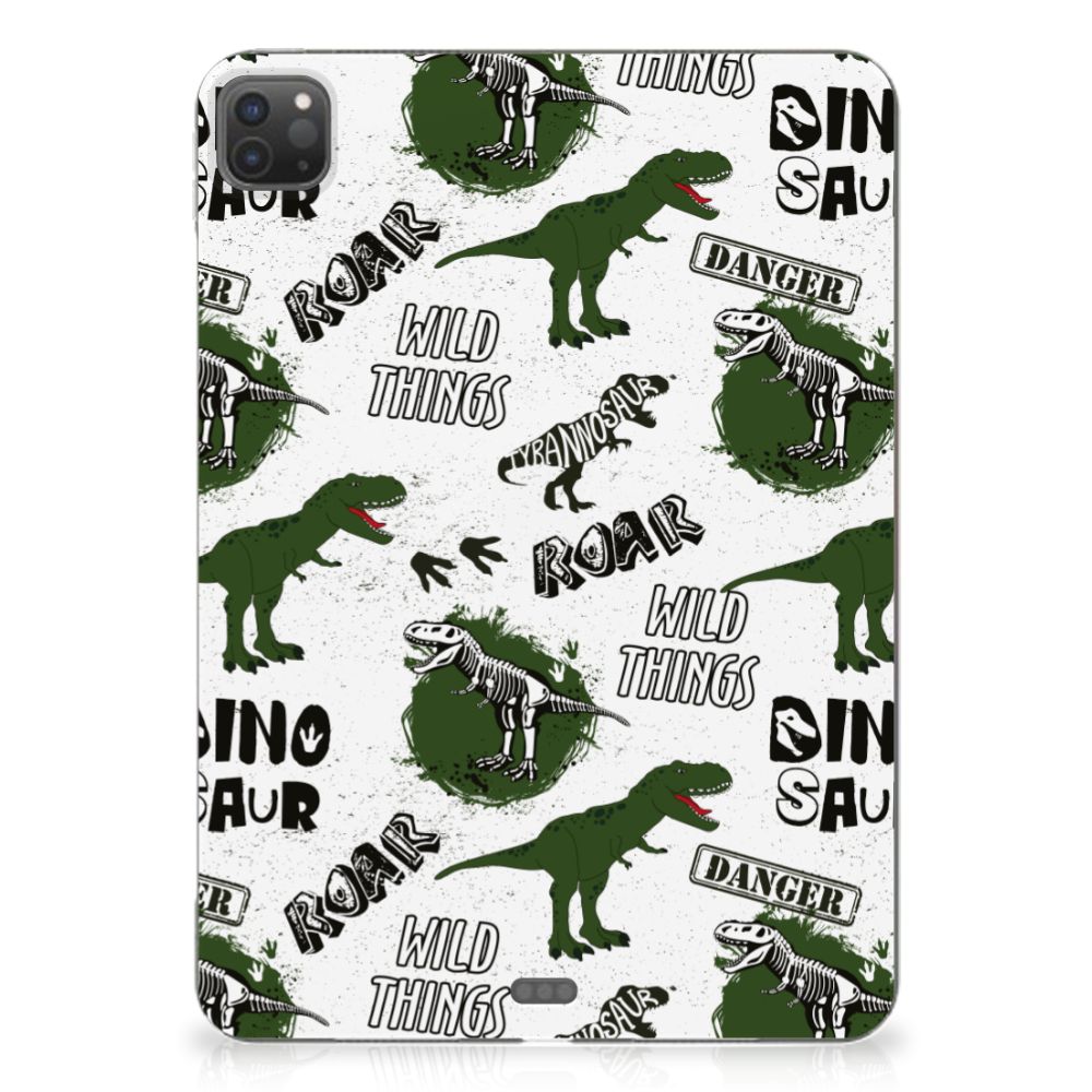 Back Case voor iPad Pro 11 (2024) Dinosaurus dinosaurus design achterkant