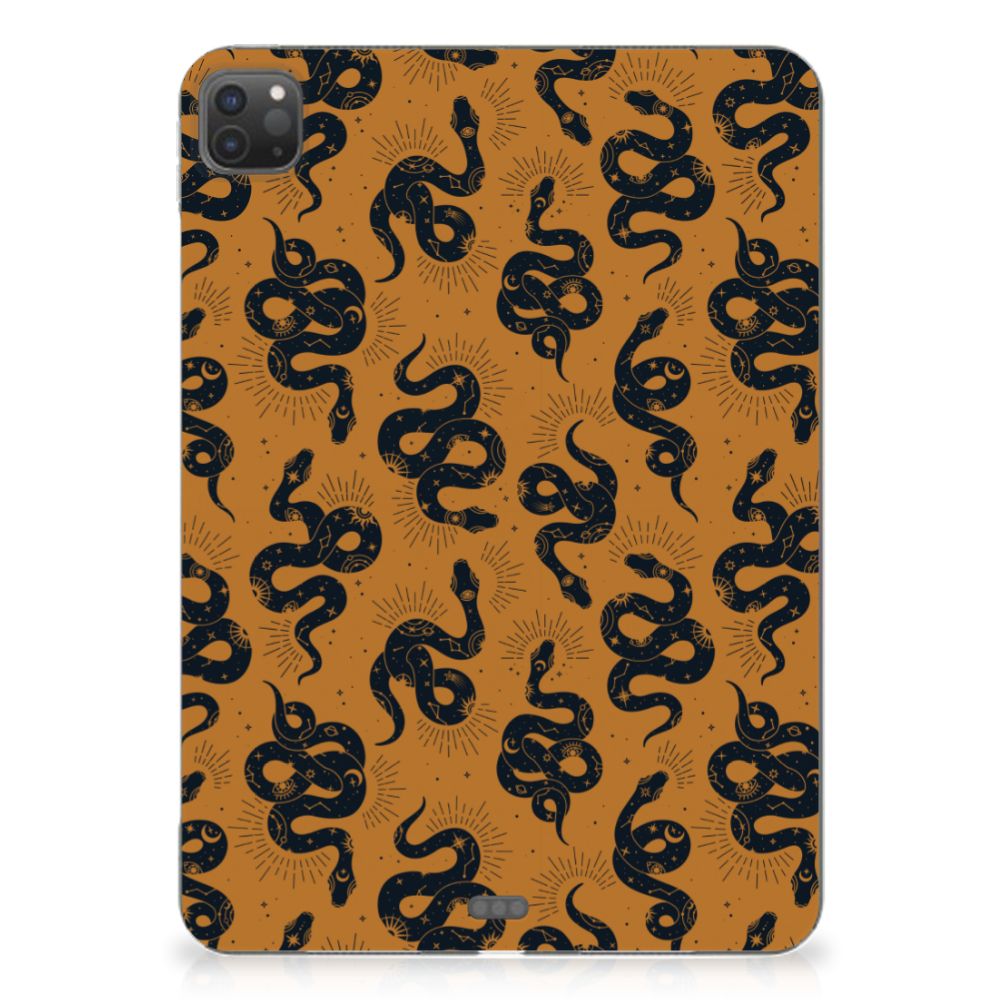 Back Case voor iPad Pro 11 (2024) Snakes slangen patroon achterkant