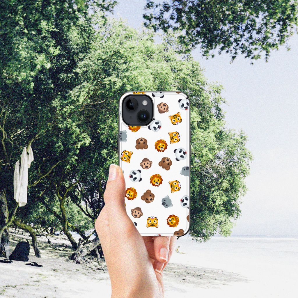 Back Case voor iPhone 15 Dieren Emojis B2C Telecom