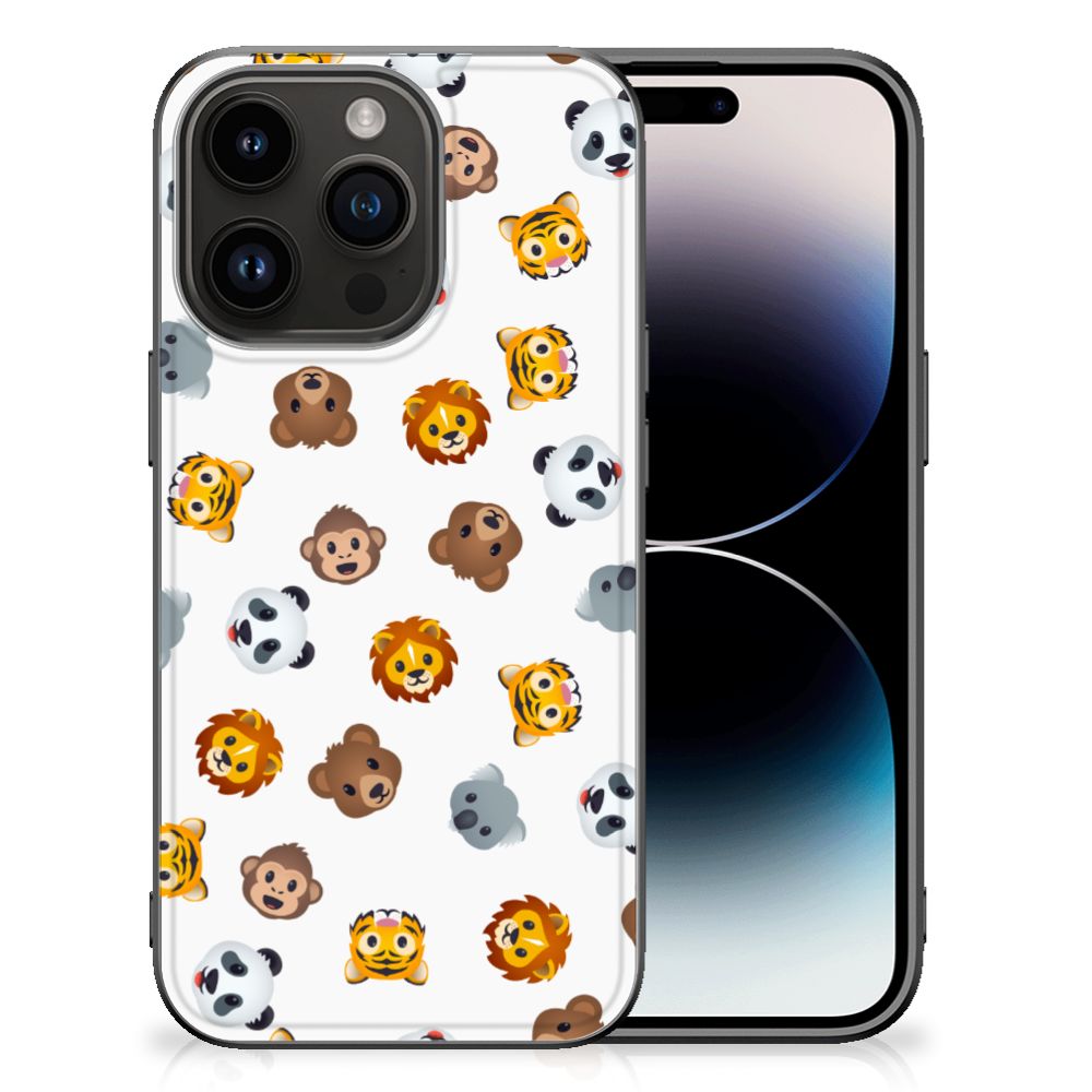 Back Case voor iPhone 15 Pro Dieren Emojis B2C Telecom