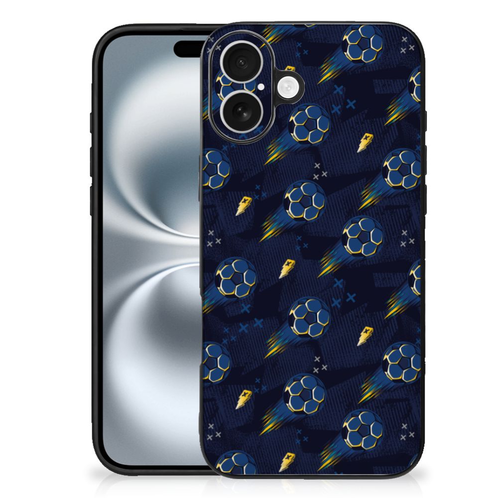 iPhone 16 Plus Back Case voor iPhone 16 Plus Voetbal aanzicht