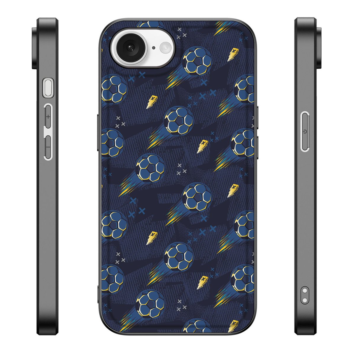 iPhone 16e Back Case Voetbal design voetbal aanzicht
