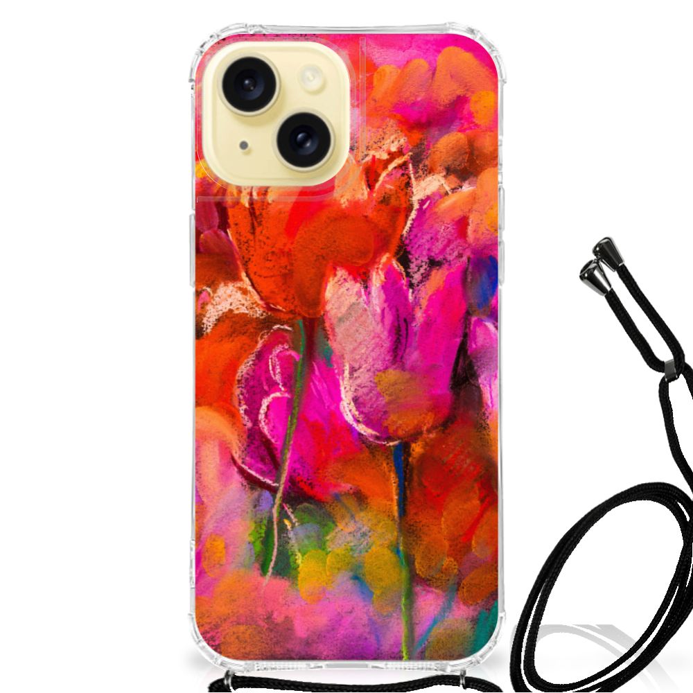 Back Cover Apple iPhone 15 Tulips B2C Telecom