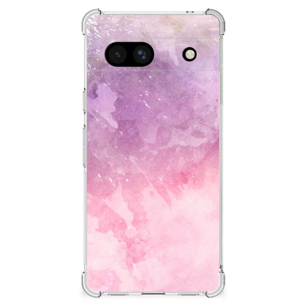 Back Cover Google Pixel 7A Pink Purple Paint B2C Telecom