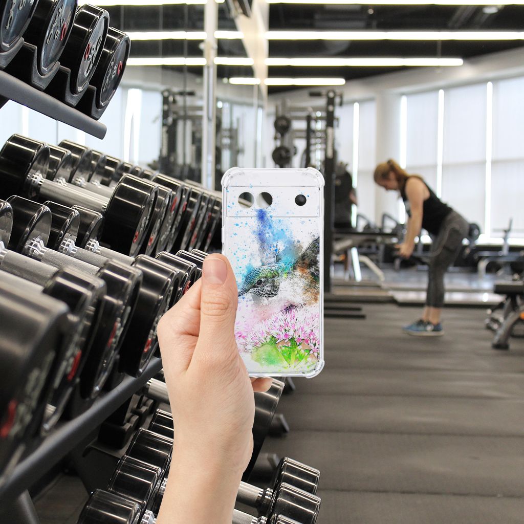 Back Cover Google Pixel 8A Vogel telefoonhoesje design vogel aanzicht