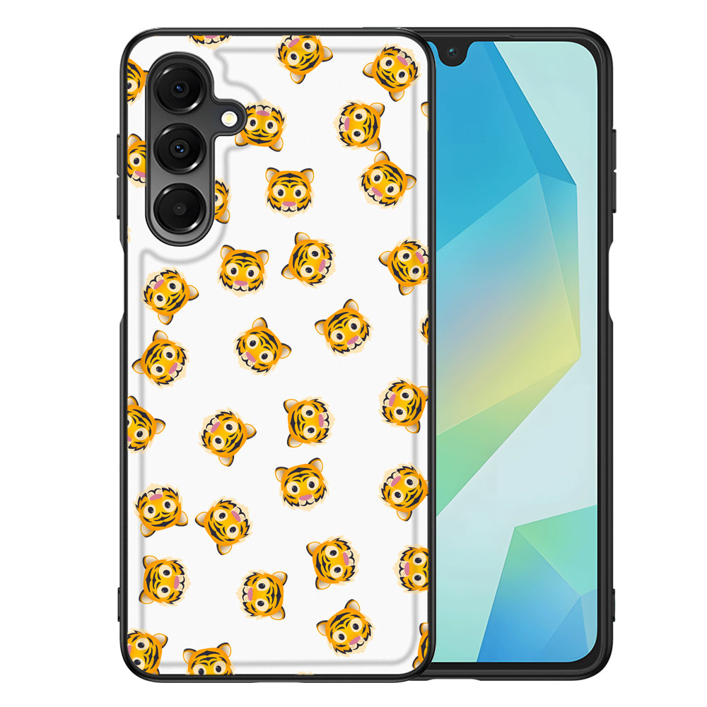 Samsung Galaxy A16 Back Cover Hoesje Maken tijger patroon