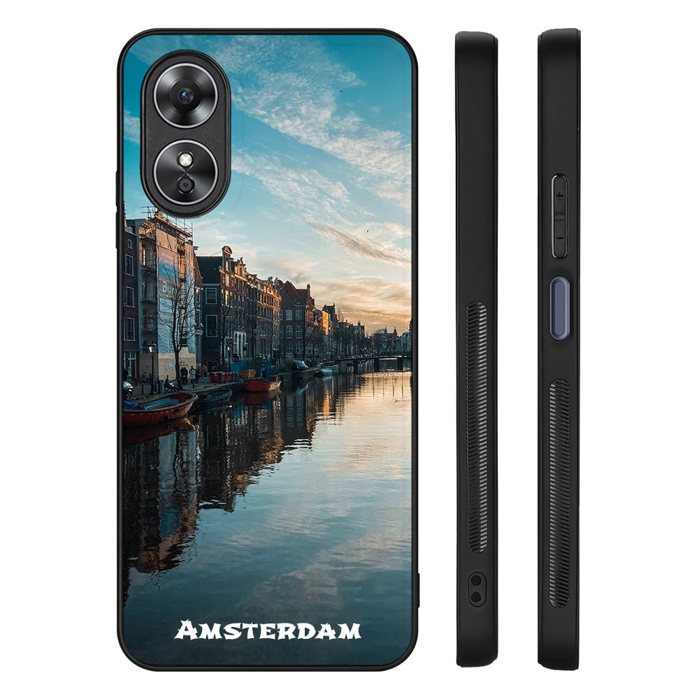 OPPO A17 Back Cover Hoesje Maken Amsterdam aanzicht