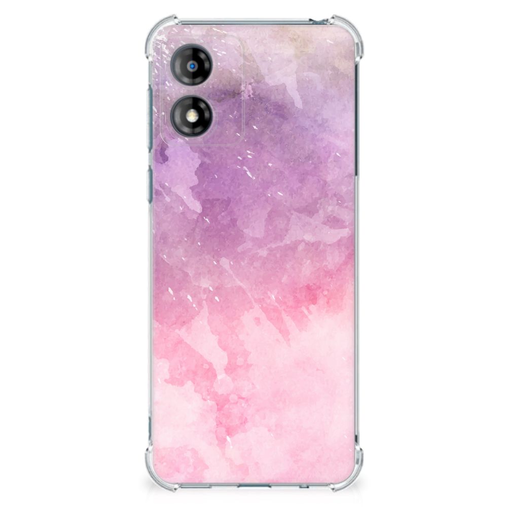 Back Cover Motorola Moto E13 Pink Purple Paint B2C Telecom