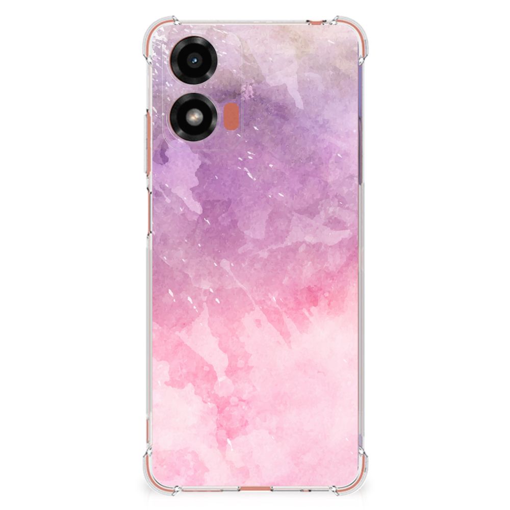 Back Cover Motorola Moto G24 | G24 Power | G04 Pink Purple Paint B2C Telecom