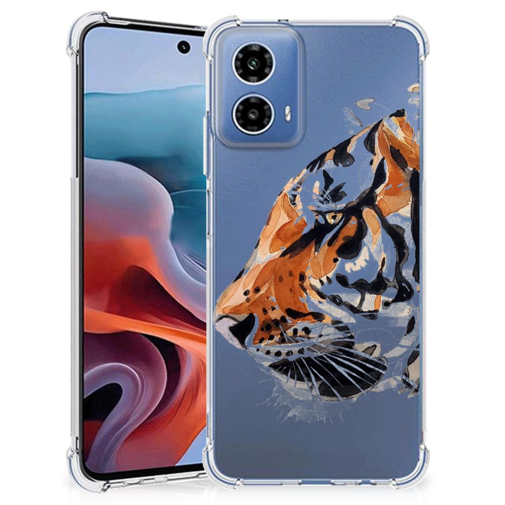 Back Cover Motorola Moto G34 Watercolor Tiger B2C Telecom