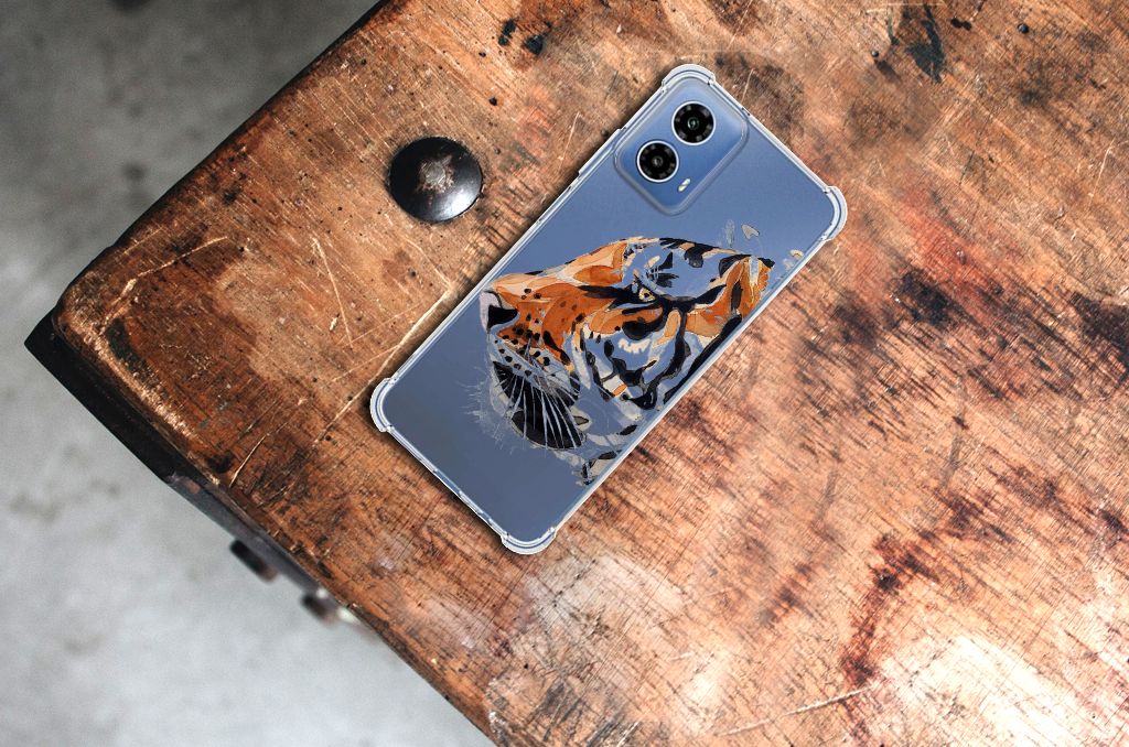 Back Cover Motorola Moto G34 Watercolor Tiger B2C Telecom