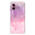 Motorola Moto G55 Back Cover Pink Purple Paint achteraanzicht