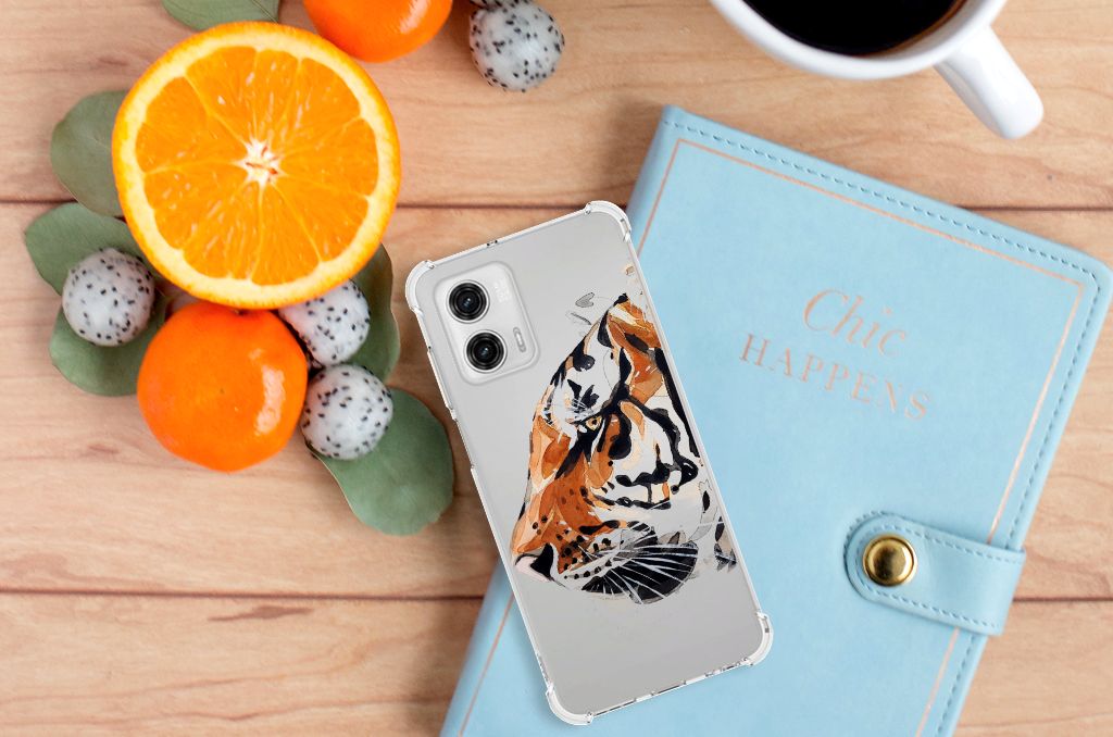 Back Cover Motorola Moto G73 Watercolor Tiger B2C Telecom