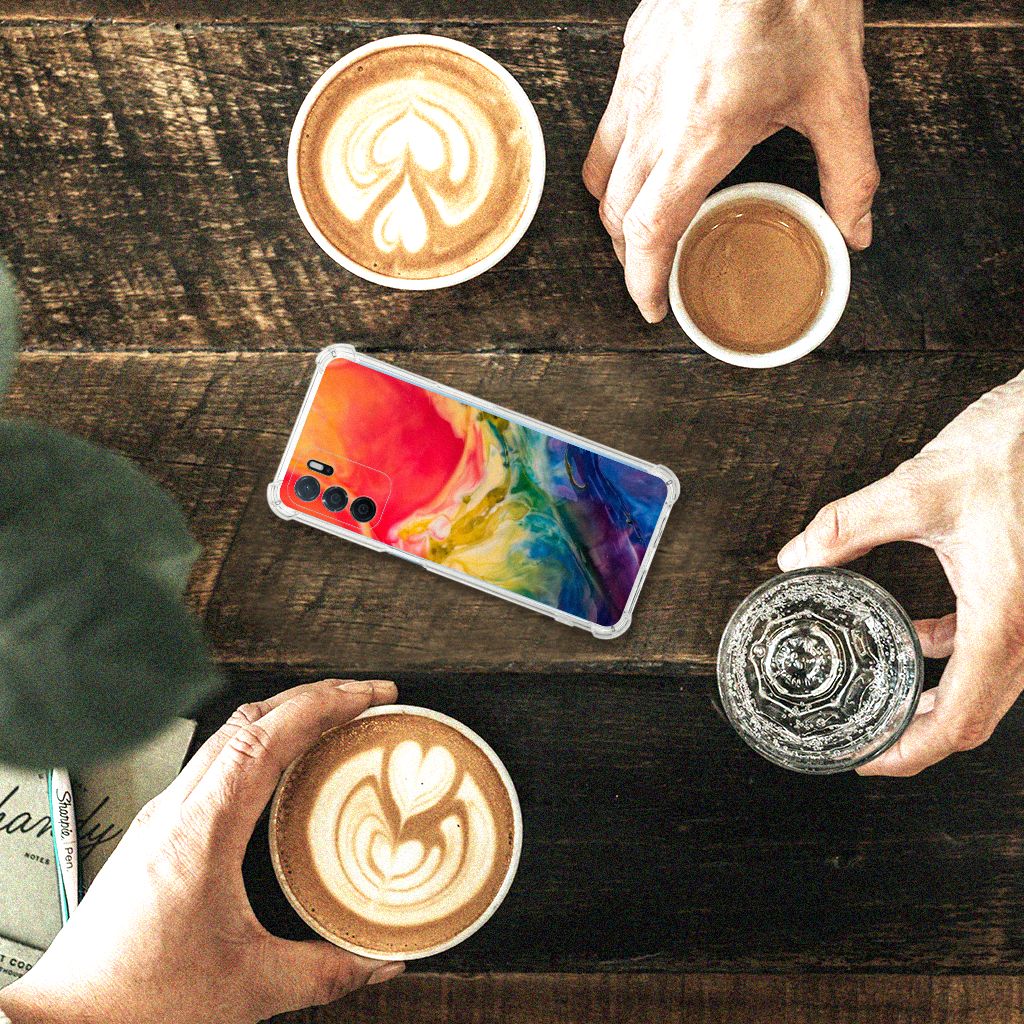 Back Cover OPPO A16 | A16s | A54s Watercolor Dark B2C Telecom