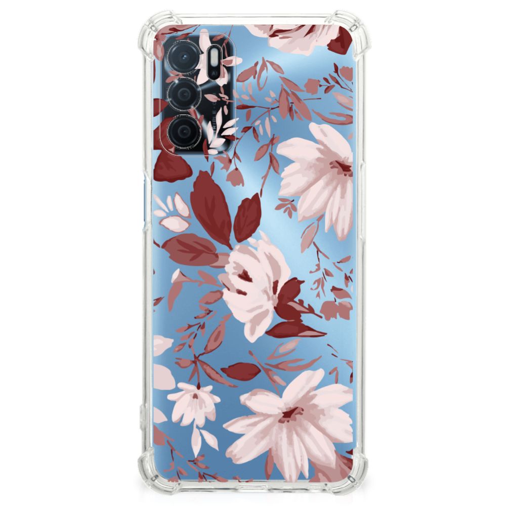 Back Cover OPPO A16 | A16s | A54s Watercolor Flowers B2C Telecom
