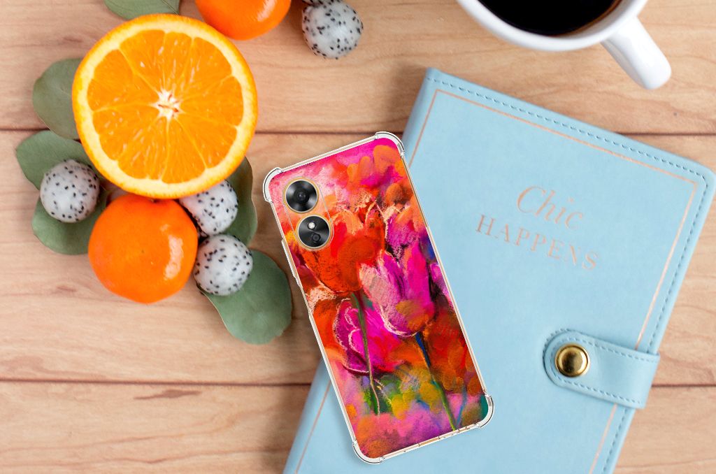 Back Cover OPPO A17 Tulips B2C Telecom