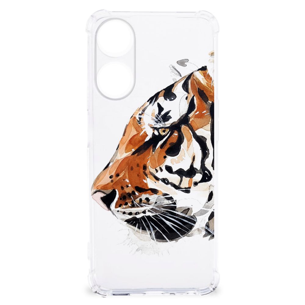 Back Cover OPPO A58 | A78 5G Watercolor Tiger B2C Telecom
