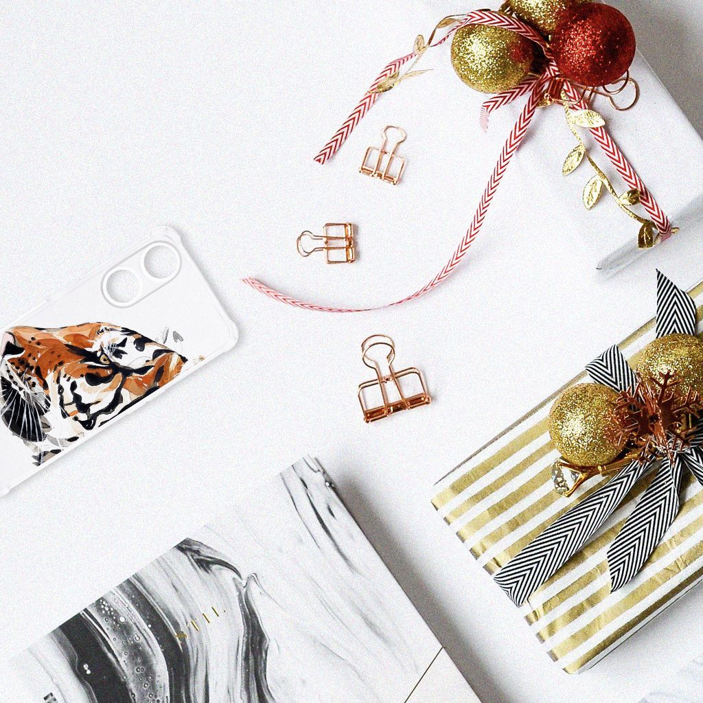 Back Cover OPPO A58 | A78 5G Watercolor Tiger B2C Telecom