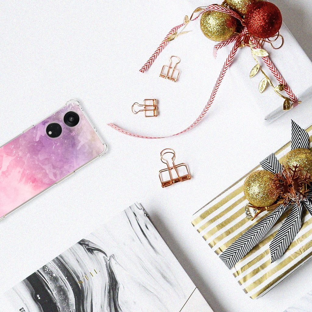 Back Cover OPPO A98 Pink Purple Paint B2C Telecom