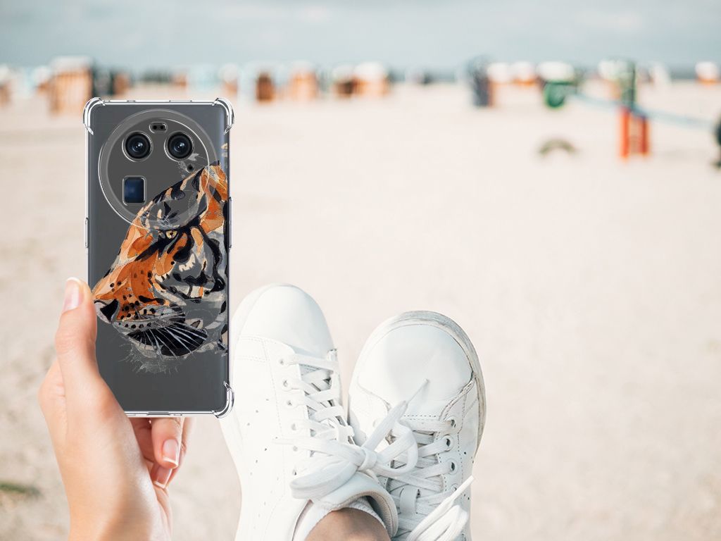 Back Cover OPPO Find X6 Watercolor Tiger B2C Telecom