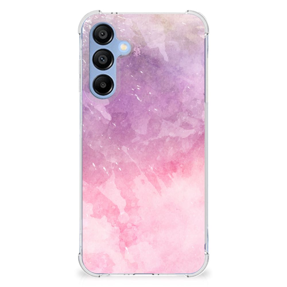 Samsung Galaxy A16 Back Cover Pink Purple Paint achteraanzicht