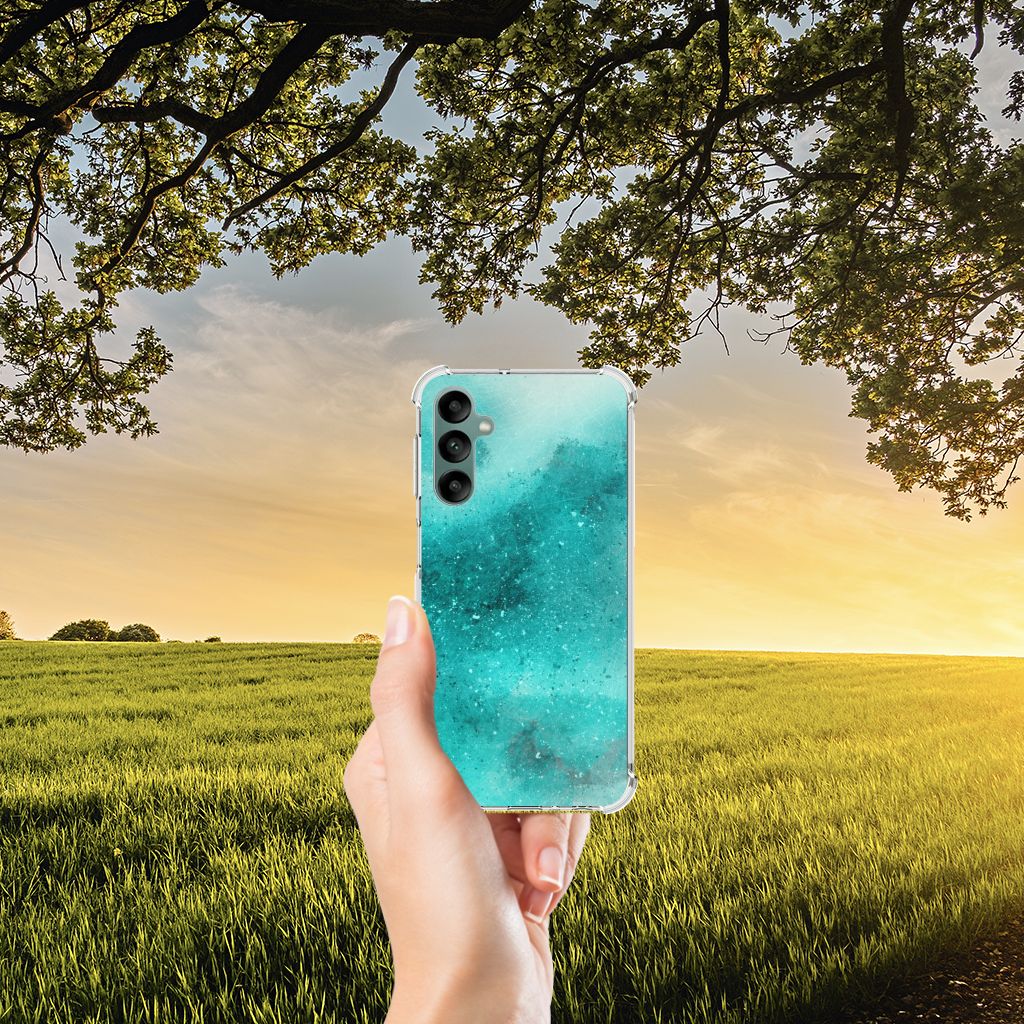 Back Cover Samsung Galaxy A24 Painting Blue B2C Telecom