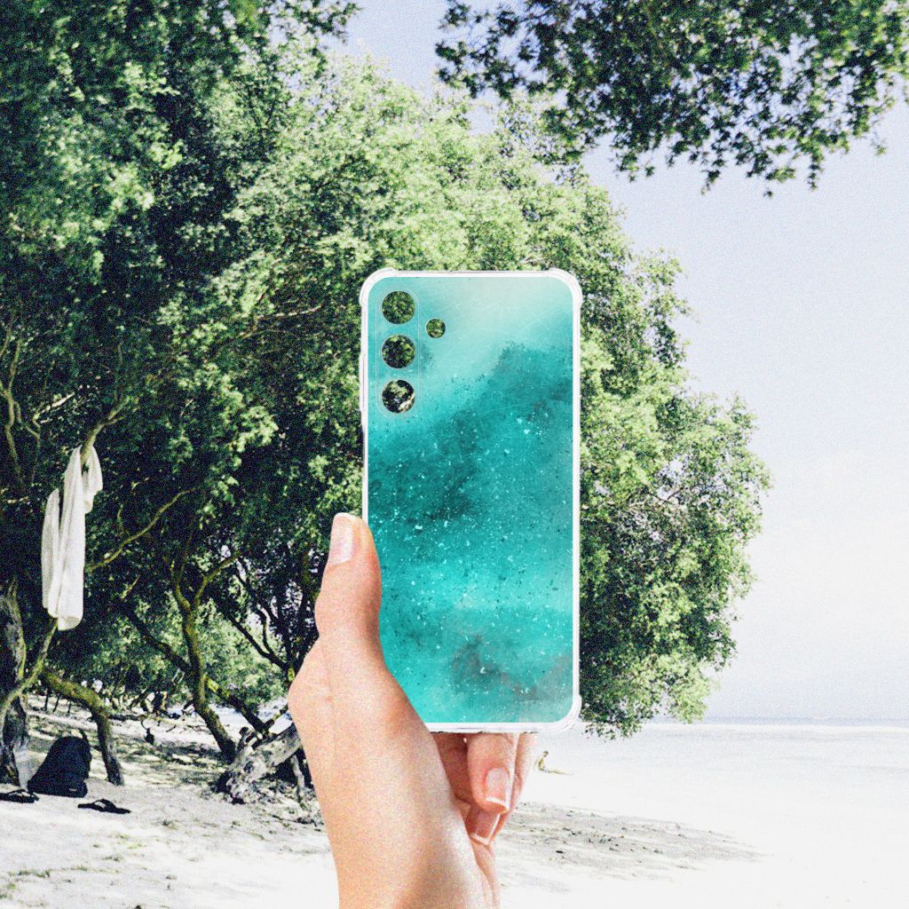 Back Cover Samsung Galaxy A25 Painting Blue B2C Telecom