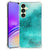 Samsung Galaxy A35 Back Cover Painting Blue aanzicht