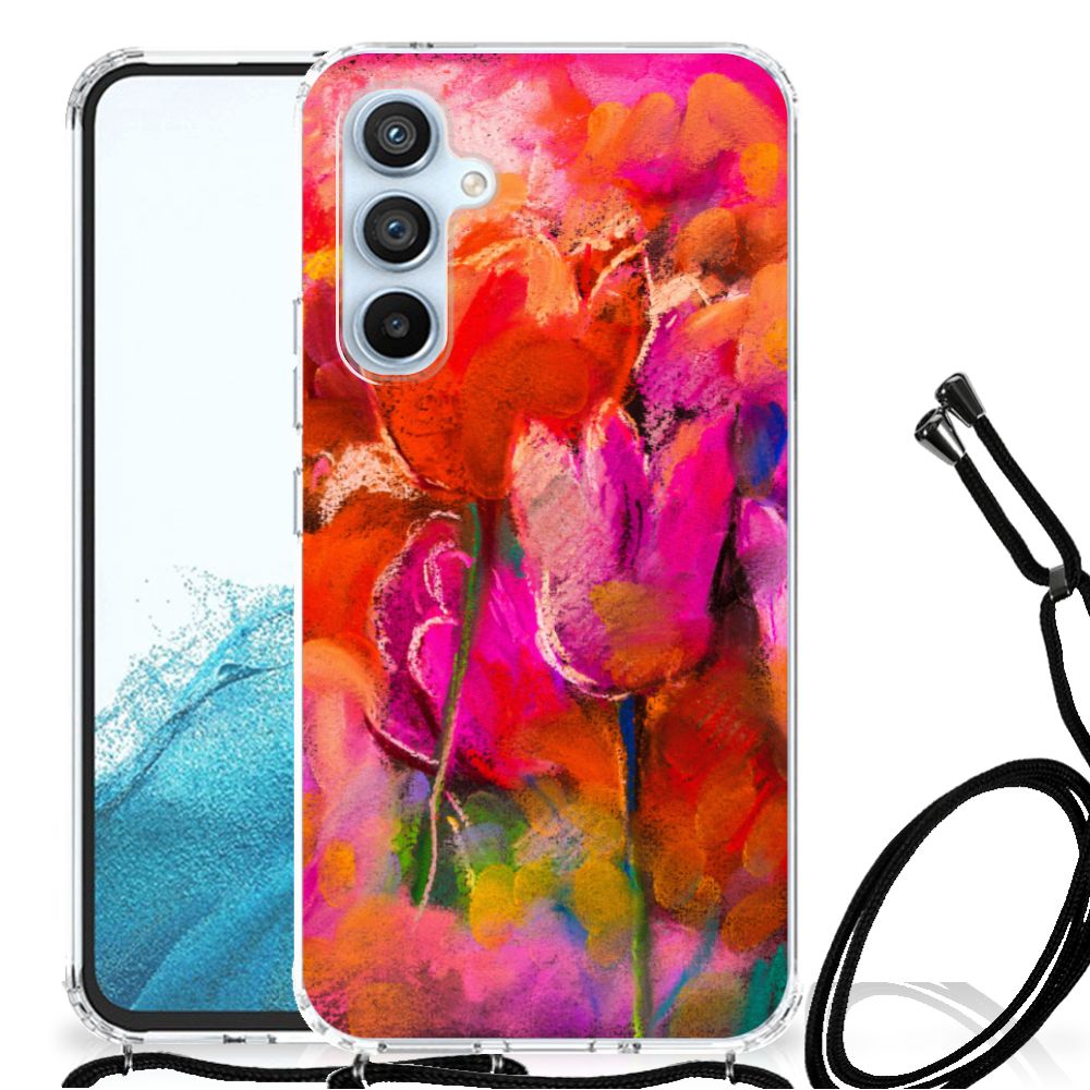 Samsung Galaxy A54 5G Back Cover Tulips voorkant