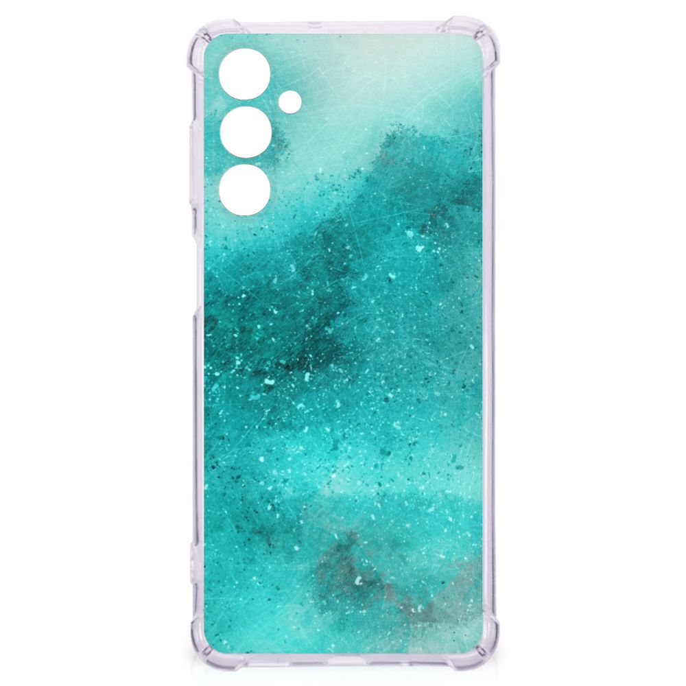Back Cover Samsung Galaxy M54 Painting Blue B2C Telecom