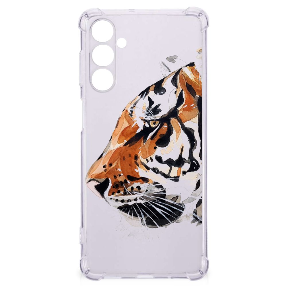 Samsung Galaxy M54 Back Cover Watercolor Tiger voorkant