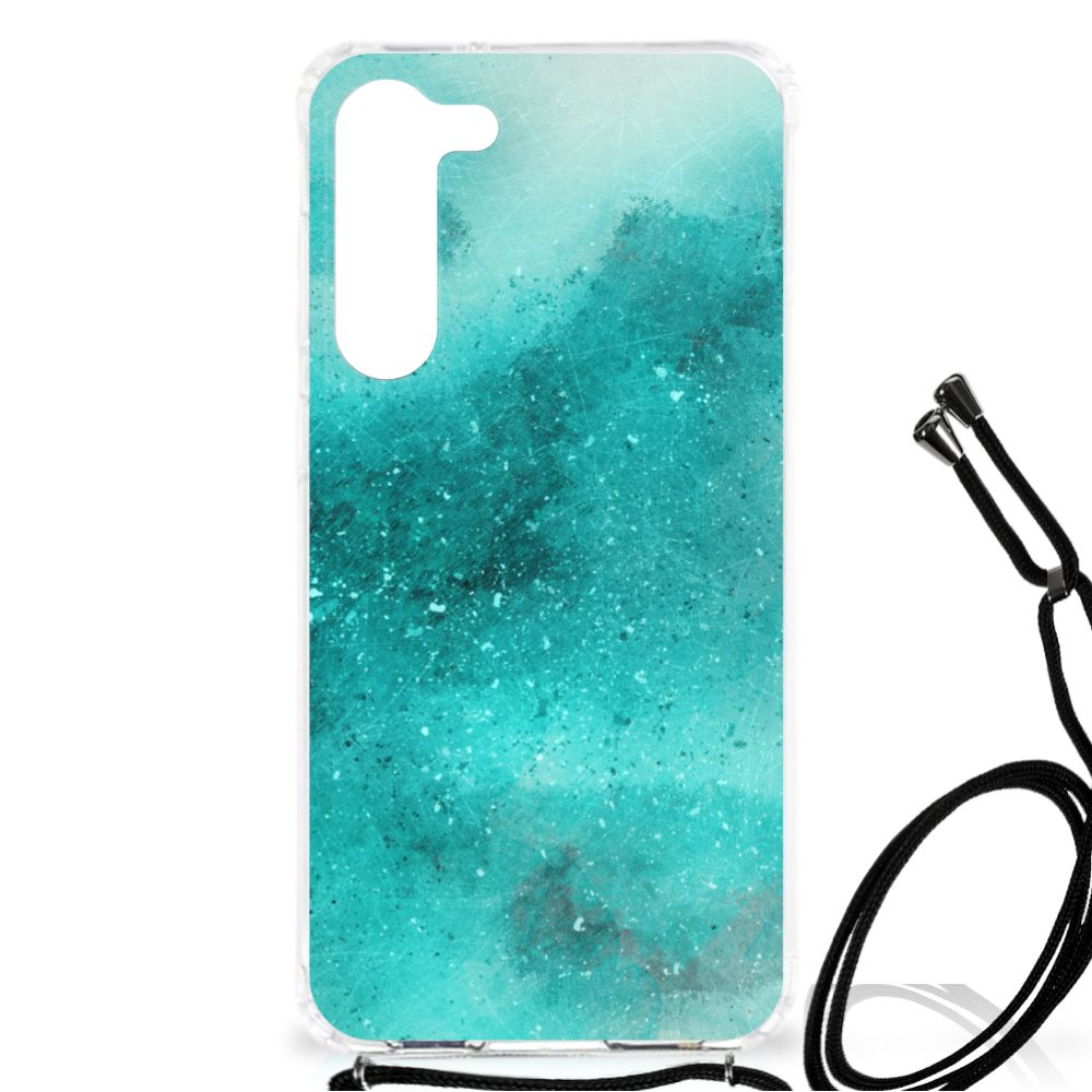Back Cover Samsung Galaxy S23 Plus Painting Blue B2C Telecom