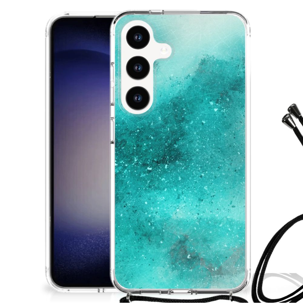 Back Cover Samsung Galaxy S24 Painting Blue B2C Telecom