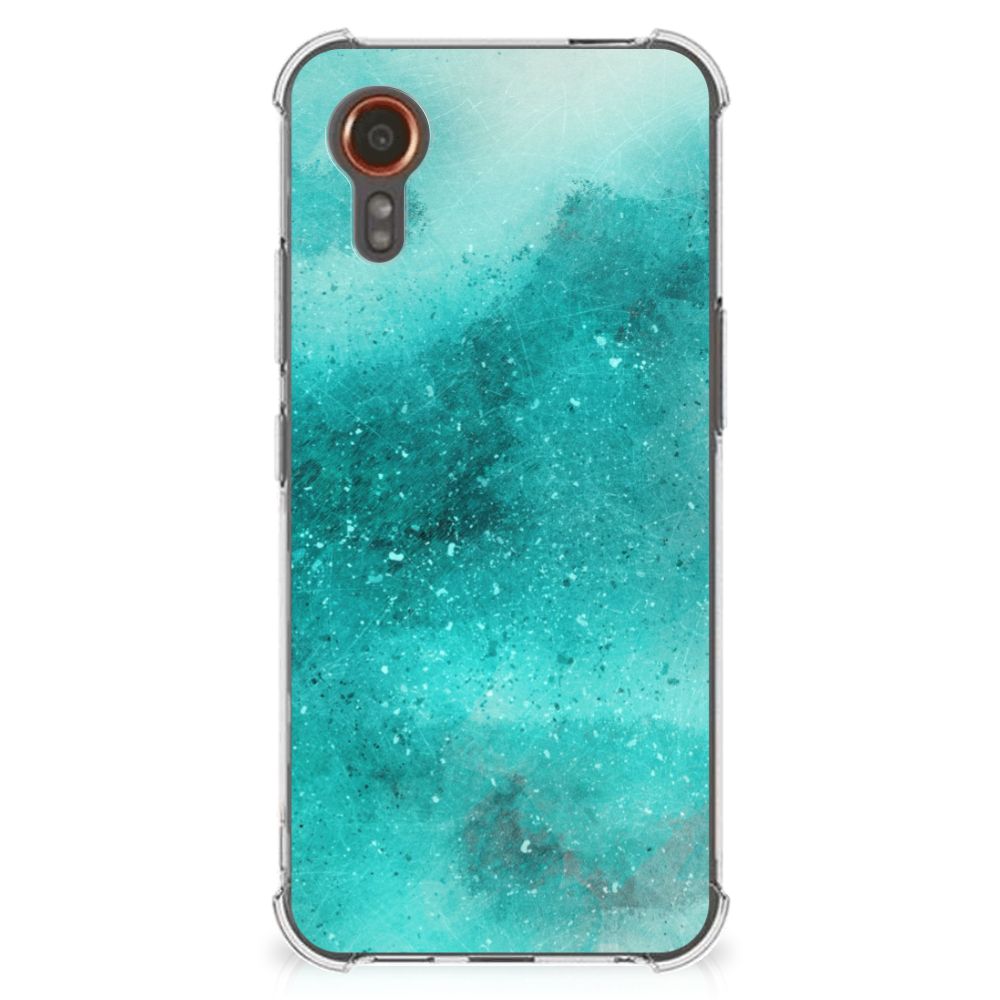 Back Cover Samsung Galaxy Xcover 7 Painting Blue B2C Telecom