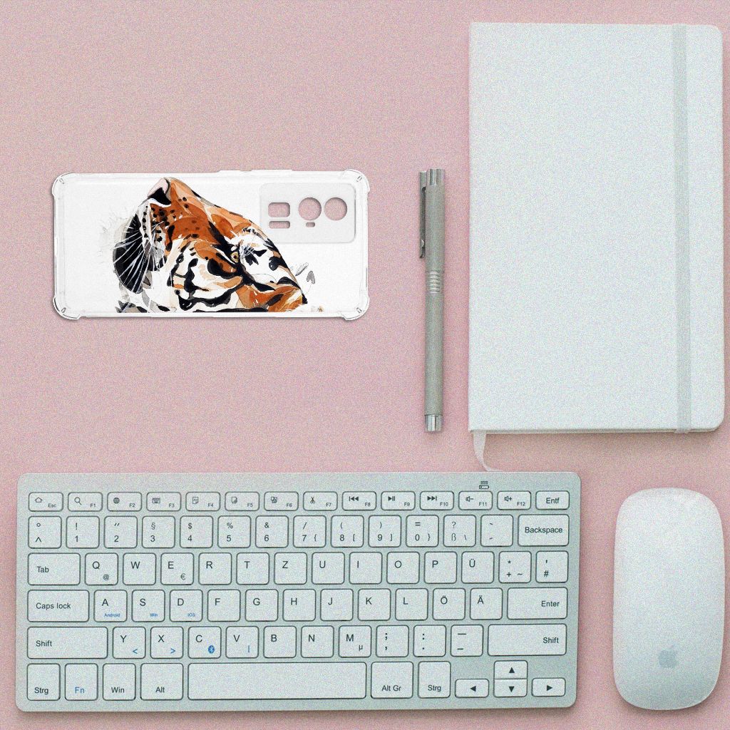 Back Cover Xiaomi Poco F5 Pro Watercolor Tiger B2C Telecom