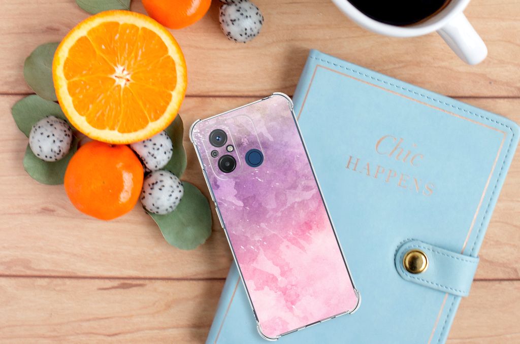 Back Cover Xiaomi Redmi 12C Pink Purple Paint B2C Telecom