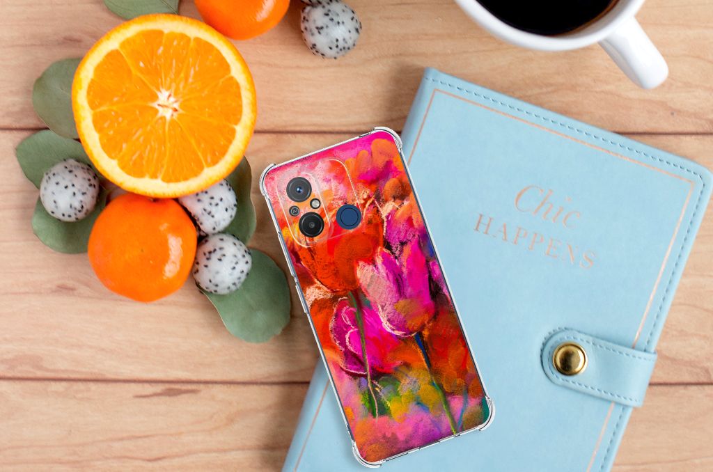 Back Cover Xiaomi Redmi 12C Tulips B2C Telecom