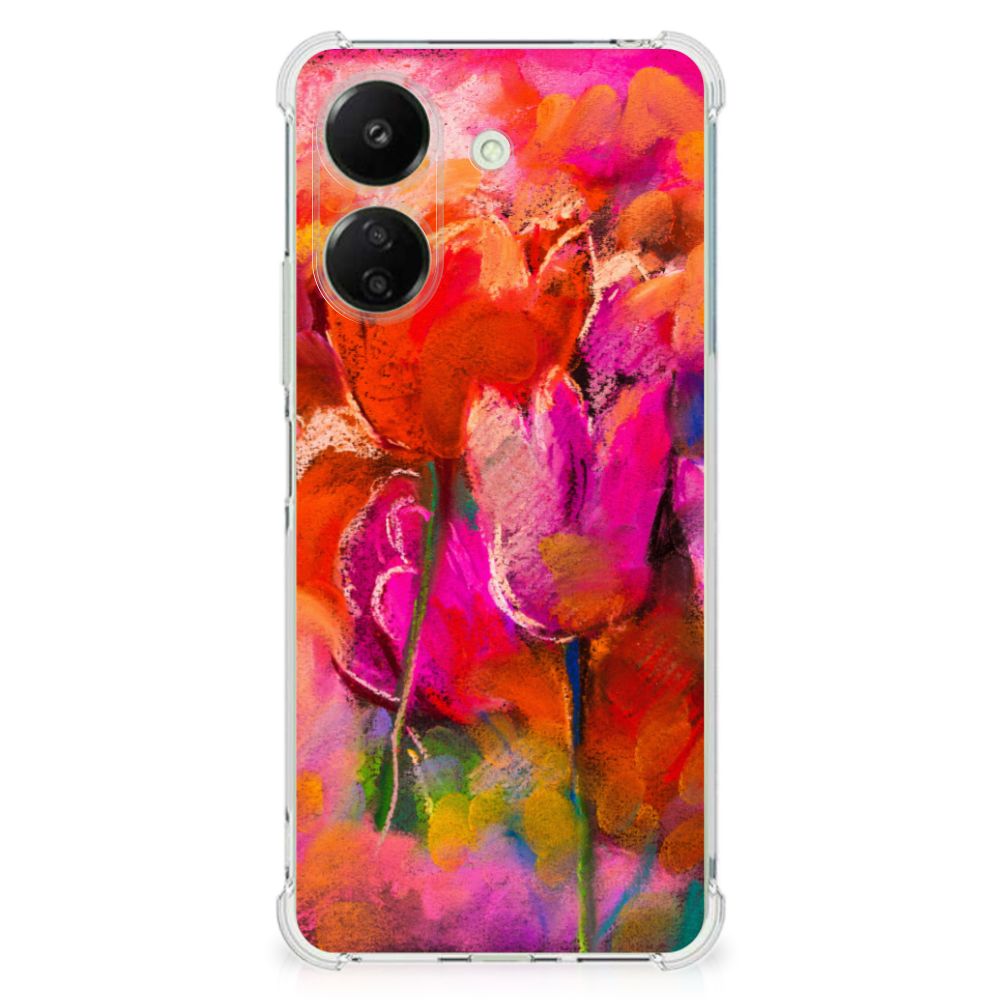 Back Cover Xiaomi Redmi 13C 4G Tulips