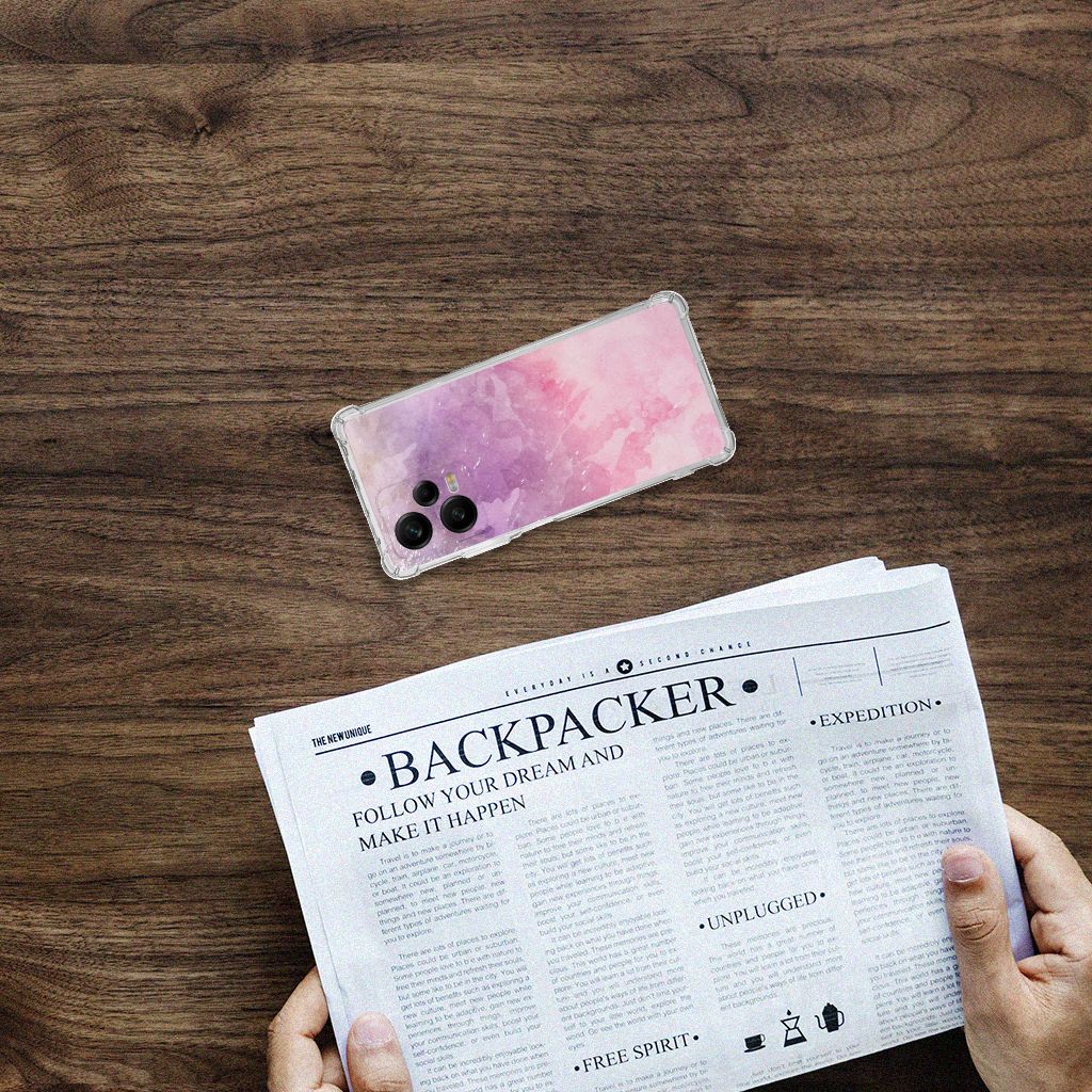 Back Cover Xiaomi Redmi Note 12 Pro Pink Purple Paint B2C Telecom