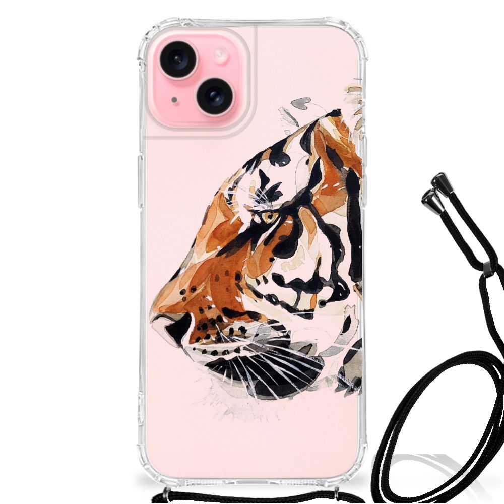 Back Cover iPhone 15 Plus Watercolor Tiger B2C Telecom