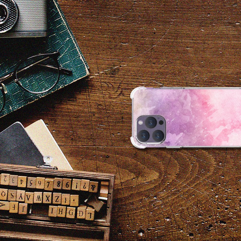 Back Cover iPhone 15 Pro Max Pink Purple Paint B2C Telecom