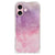 iPhone 16 Back Cover Pink Purple Paint achterzijde