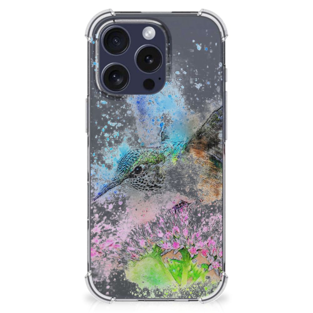 Vogel Back Cover iPhone 16 Pro Max design kleurrijk aanzicht