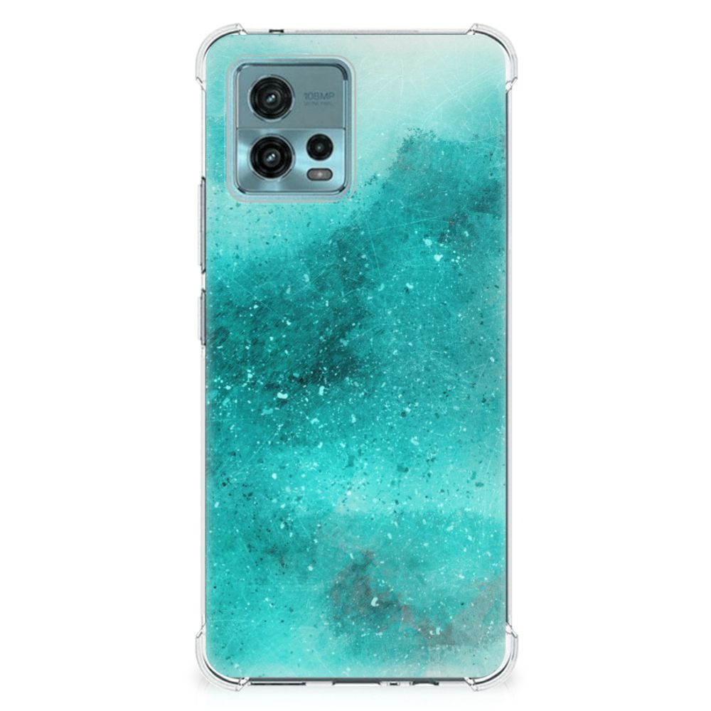 Back Cover otorola Moto G72 Painting Blue B2C Telecom